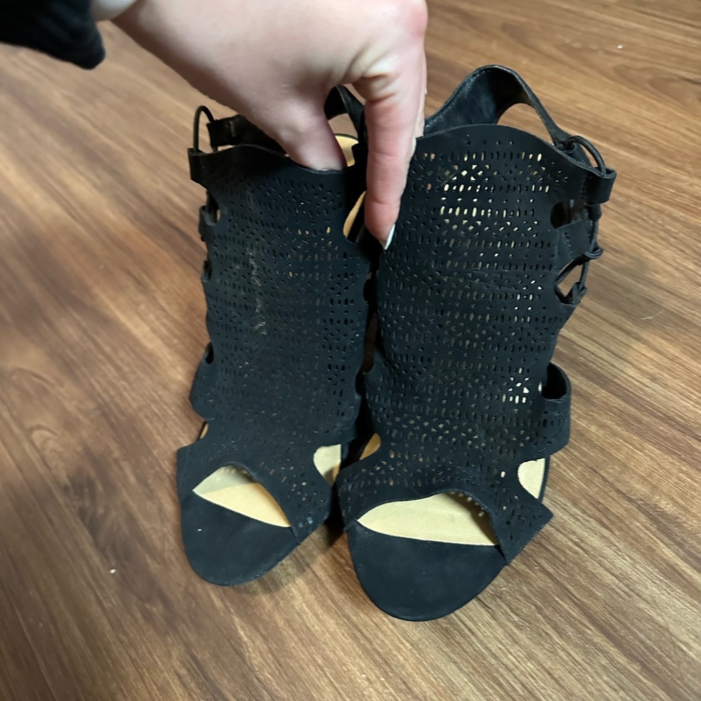 Black heels